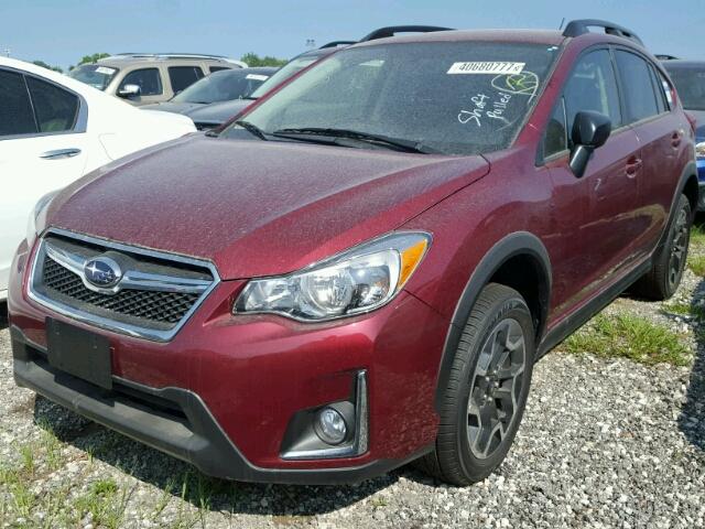 JF2GPAACXHG275159 - 2017 SUBARU CROSSTREK BURGUNDY photo 2