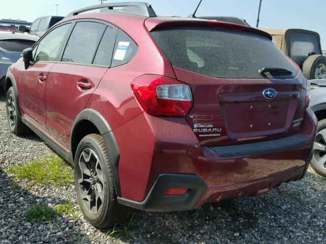 JF2GPAACXHG275159 - 2017 SUBARU CROSSTREK BURGUNDY photo 3