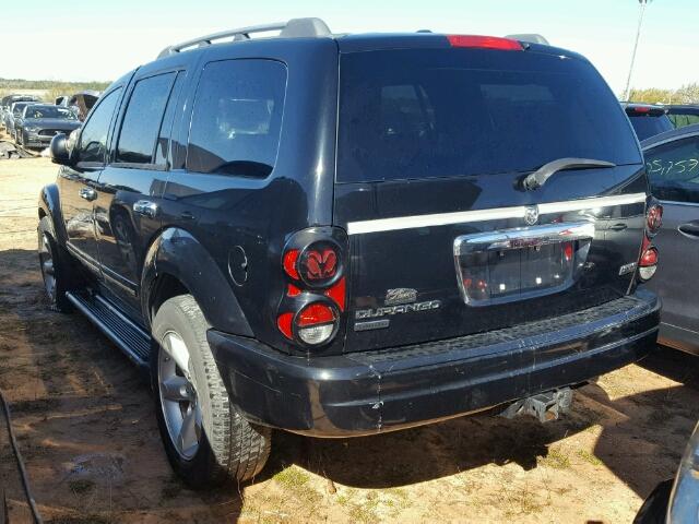 1D4HD58286F122091 - 2006 DODGE DURANGO LI BLACK photo 3