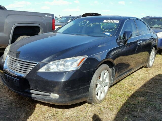 JTHBJ46G172046872 - 2007 LEXUS ES 350 BLACK photo 2