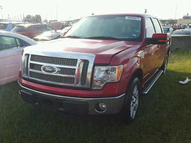 1FTFW1CVXAFB54610 - 2010 FORD F150 RED photo 2