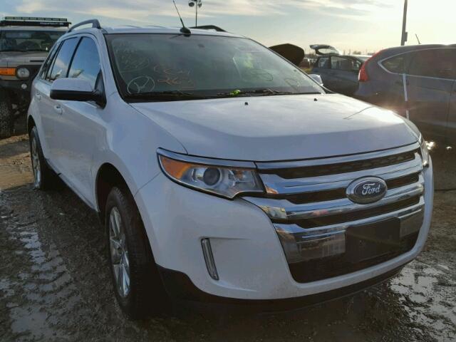 2FMDK3JC8EBA65413 - 2014 FORD EDGE WHITE photo 1