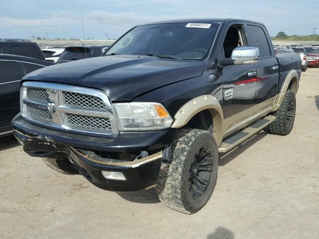 1D7RV1CT2BS595290 - 2011 DODGE RAM 1500 BLACK photo 2