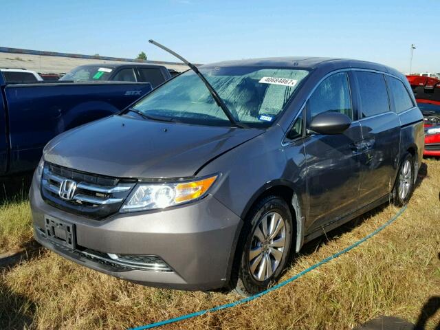 5FNRL5H66FB043014 - 2015 HONDA ODYSSEY GRAY photo 2