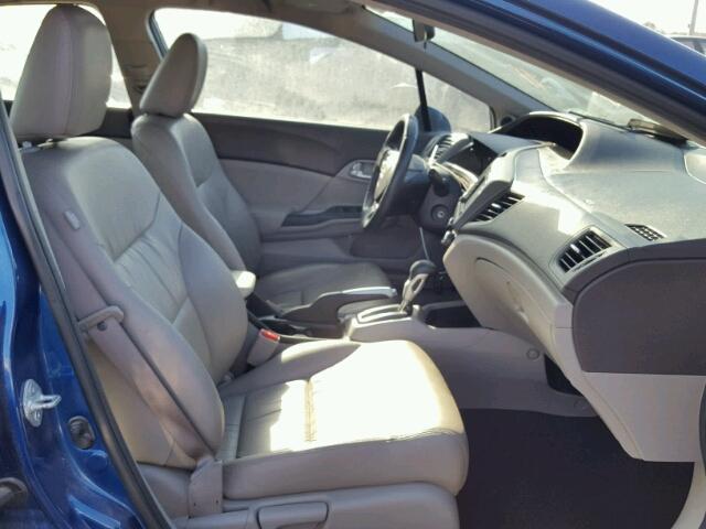 2HGFB2F98CH505226 - 2012 HONDA CIVIC EXL ლურჯი ფოტო 5
