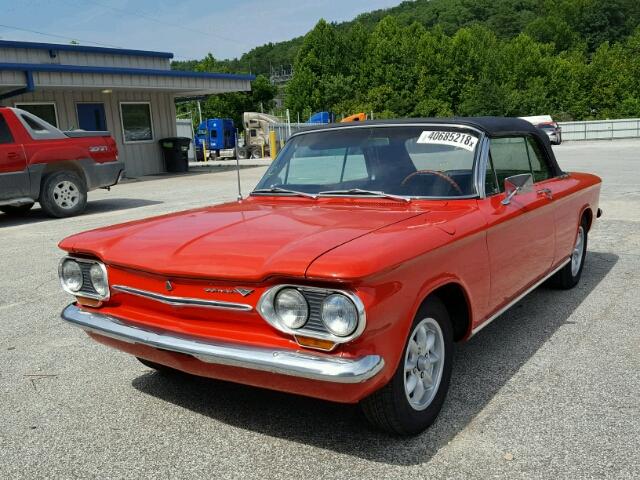 30967L115758 - 1963 CHEVROLET CORVAIR RED photo 2