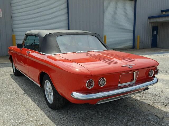 30967L115758 - 1963 CHEVROLET CORVAIR RED photo 3