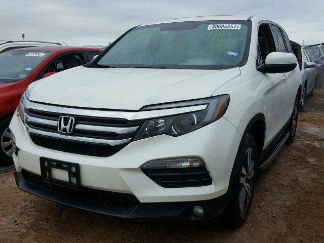 5FNYF5H51GB026326 - 2016 HONDA PILOT WHITE photo 2