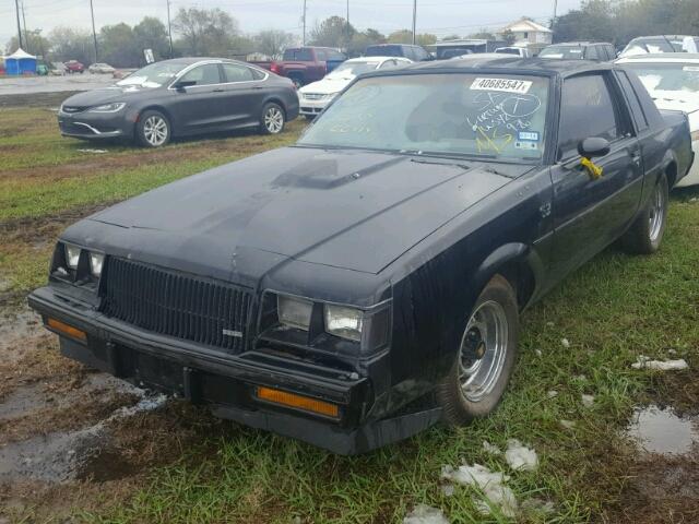 1G4GJ1177HP448666 - 1987 BUICK REGAL 黑色 照片 2