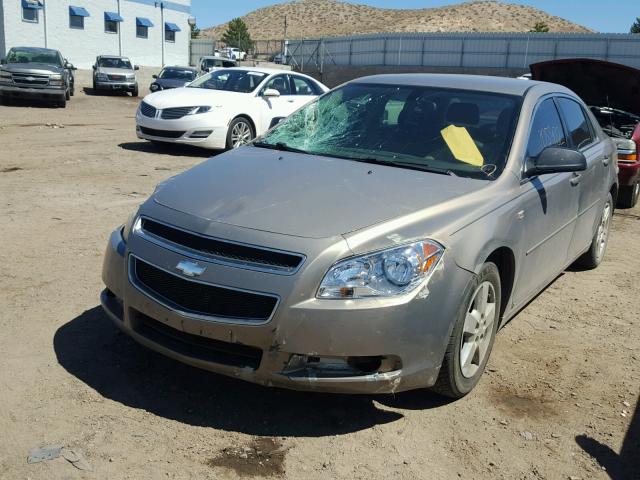 1G1ZG57B78F164645 - 2008 CHEVROLET MALIBU LS BROWN photo 2