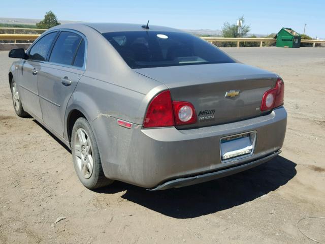 1G1ZG57B78F164645 - 2008 CHEVROLET MALIBU LS BROWN photo 3