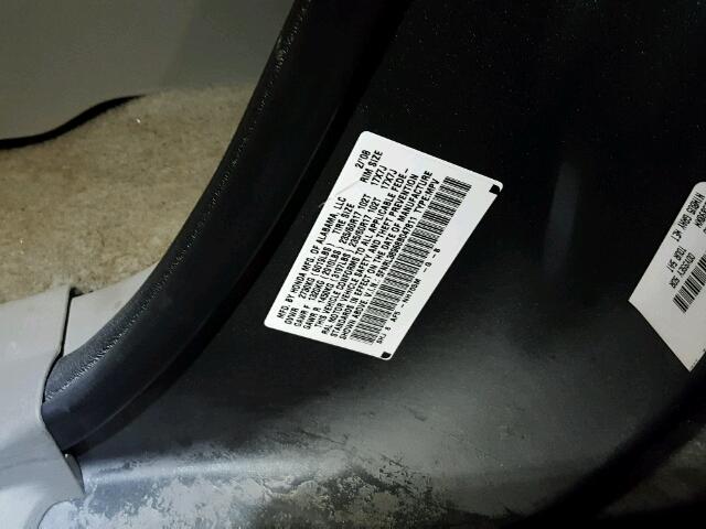 5FNRL38968B047811 - 2008 HONDA ODYSSEY GRAY photo 10