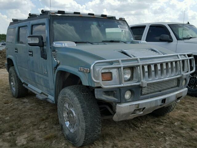 5GRGN23UX7H102782 - 2007 HUMMER H2 TURQUOISE photo 1