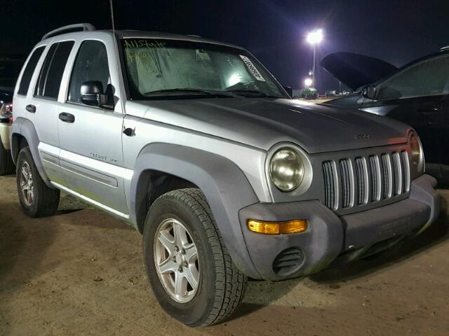 1J4GL48K12W131435 - 2002 JEEP LIBERTY SP SILVER photo 1