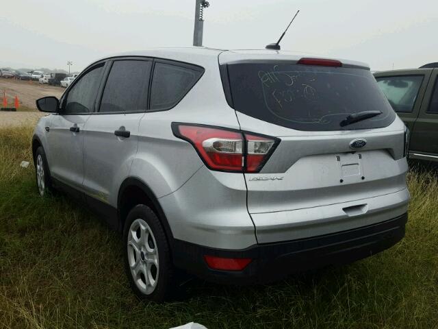 1FMCU0F73HUC48782 - 2017 FORD ESCAPE S SILVER photo 3