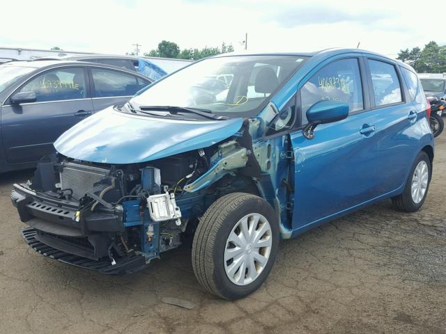 3N1CE2CP3GL401139 - 2016 NISSAN VERSA NOTE BLUE photo 2