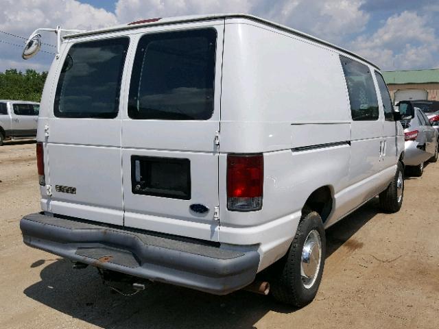 1FTNE24L85HA87078 - 2005 FORD ECONOLINE WHITE photo 4