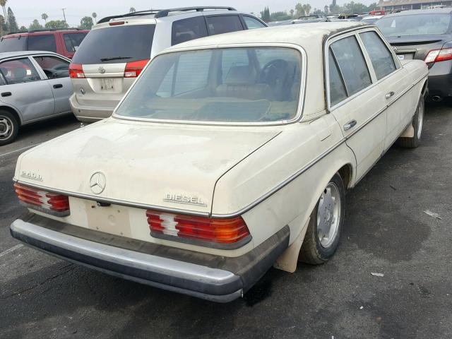 WDBAB23A3CB335081 - 1982 MERCEDES-BENZ 240 D YELLOW photo 4