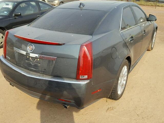 1G6DE5EG1A0147096 - 2010 CADILLAC CTS GRAY photo 4