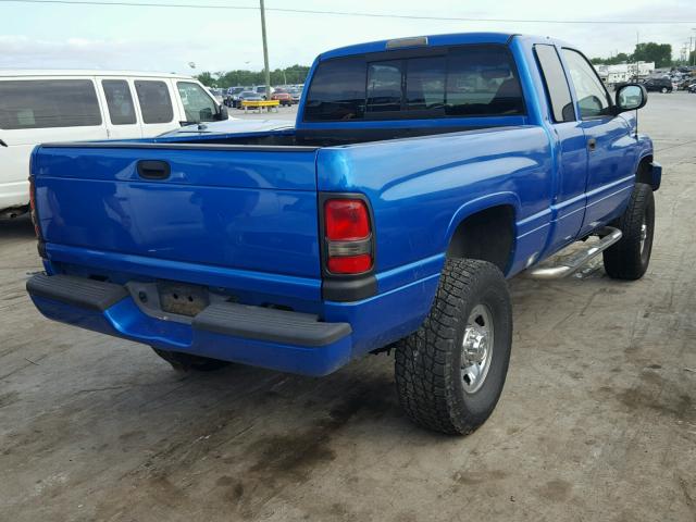 3B7KF23W4XG209394 - 1999 DODGE RAM 2500 BLUE photo 4