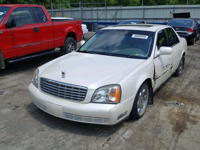 1G6KD54Y02U276364 - 2002 CADILLAC DEVILLE WHITE photo 2