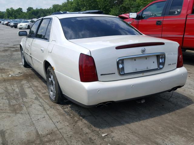 1G6KD54Y02U276364 - 2002 CADILLAC DEVILLE WHITE photo 3