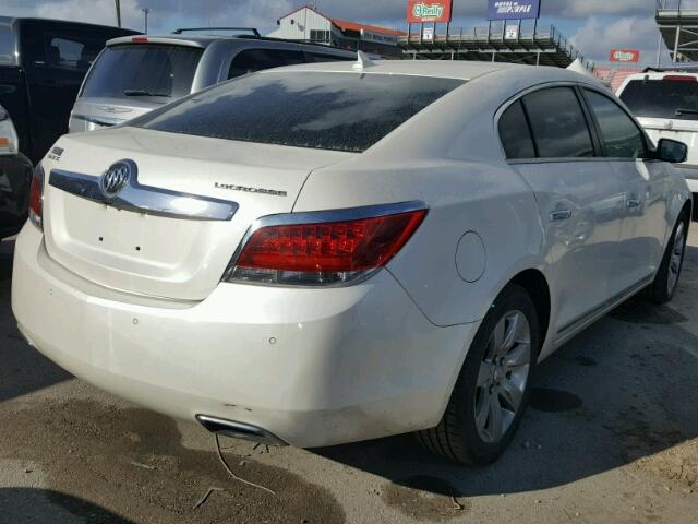 1G4GC5E3XDF284385 - 2013 BUICK LACROSSE WHITE photo 4