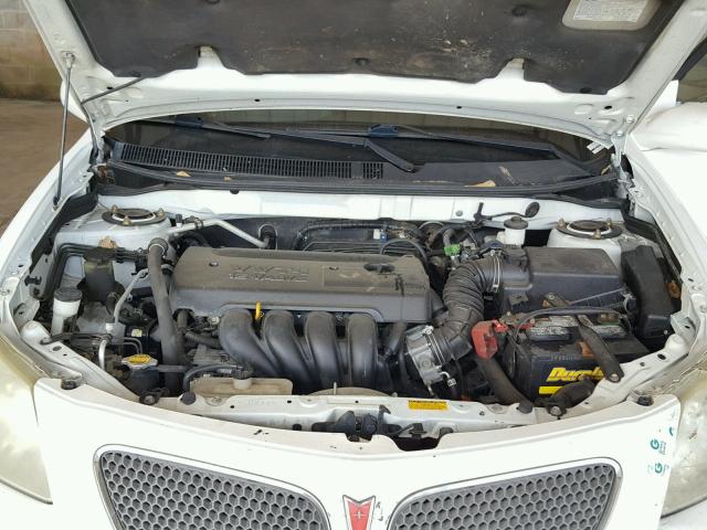 5Y2SL63865Z447164 - 2005 PONTIAC VIBE WHITE photo 7