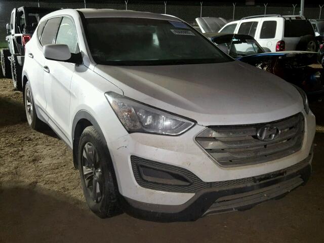 5XYZT3LB6EG176811 - 2014 HYUNDAI SANTA FE S WHITE photo 1