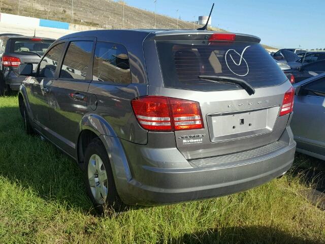 3C4PDCAB7CT256938 - 2012 DODGE JOURNEY BLACK photo 3