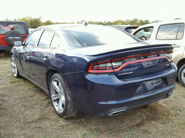 2C3CDXCT2GH327428 - 2016 DODGE CHARGER R/ BLACK photo 3