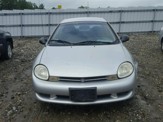 1B3ES46C71D287129 - 2001 DODGE NEON SE SILVER photo 9