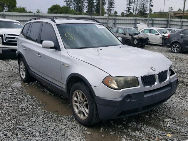 WBXPA73405WC50898 - 2005 BMW X3 2.5I SILVER photo 1