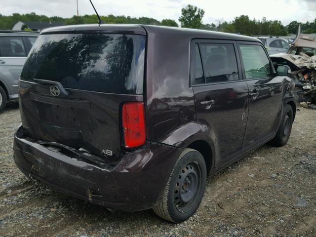 JTLKE50EX81023668 - 2008 TOYOTA SCION XB Bordo foto 4