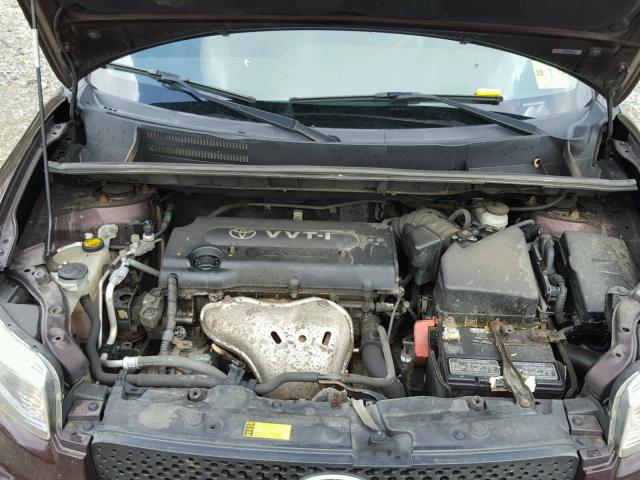 JTLKE50EX81023668 - 2008 TOYOTA SCION XB Bordo foto 7