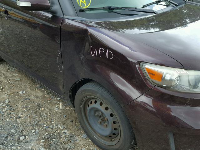 JTLKE50EX81023668 - 2008 TOYOTA SCION XB Bordo foto 9