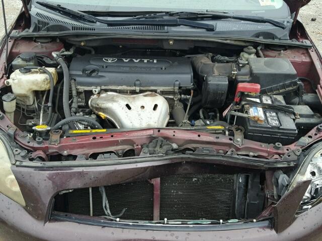 JTKDE167780263720 - 2008 TOYOTA SCION TC 勃艮第红 照片 7