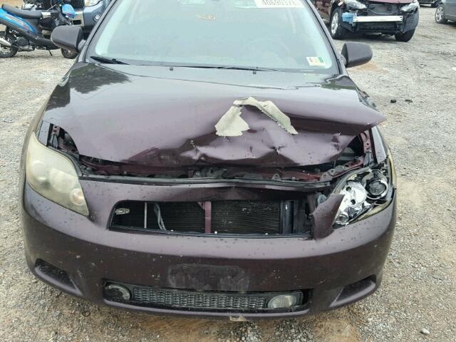 JTKDE167780263720 - 2008 TOYOTA SCION TC 勃艮第红 照片 9