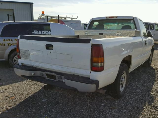 1GCEC14W01Z252832 - 2001 CHEVROLET SILVERADO WHITE photo 4