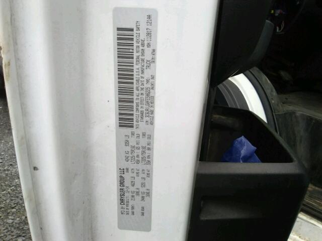 3C6URVJG0FE506225 - 2015 RAM PROMASTER 白色 照片 10