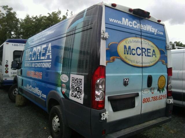 3C6URVJG0FE506225 - 2015 RAM PROMASTER 白色 照片 3