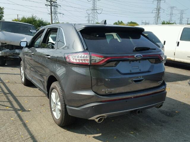 2FMPK4J85GBC20016 - 2016 FORD EDGE SEL CHARCOAL photo 3