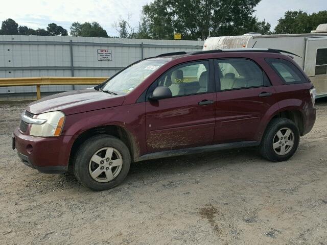 2CNDL13F276064150 - 2007 CHEVROLET EQUINOX LS BURGUNDY photo 9