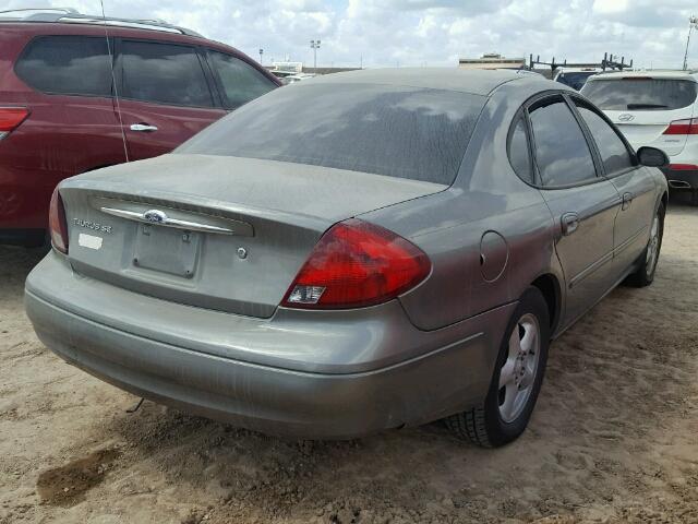 1FAFP53U73G116055 - 2003 FORD TAURUS GRAY photo 4