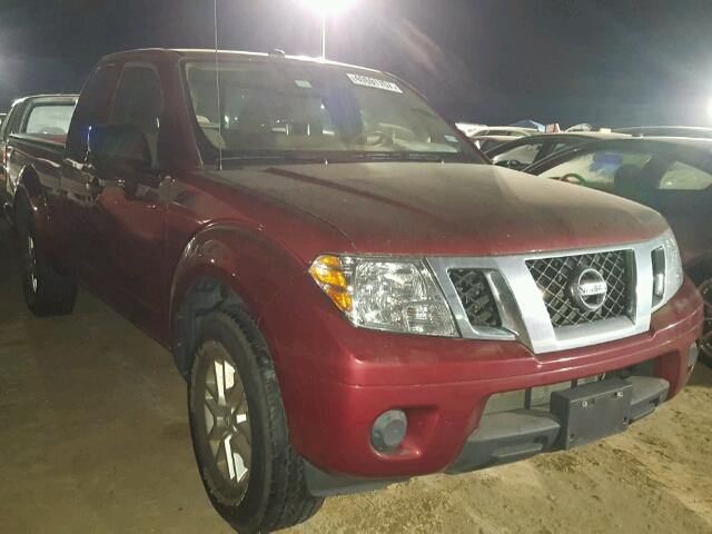 1N6AD0CU3EN748529 - 2014 NISSAN FRONTIER BURGUNDY photo 1