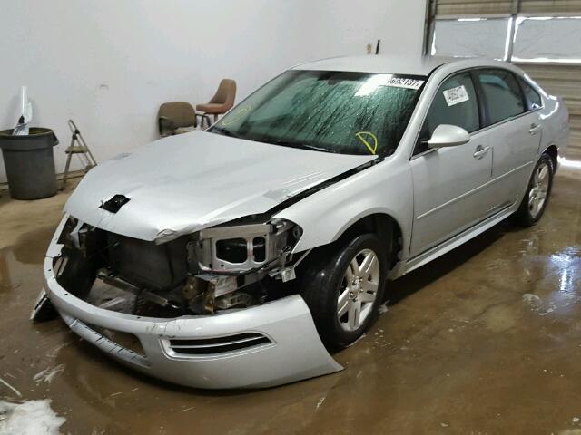 2G1WG5E36C1173965 - 2012 CHEVROLET IMPALA SILVER photo 2