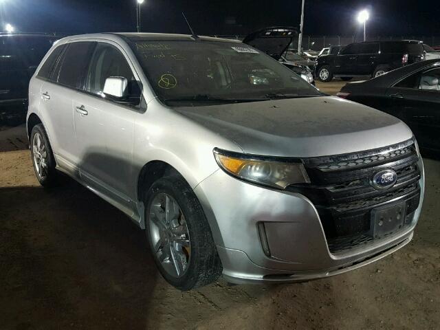 2FMDK3AK9BBA75449 - 2011 FORD EDGE SPORT SILVER photo 1