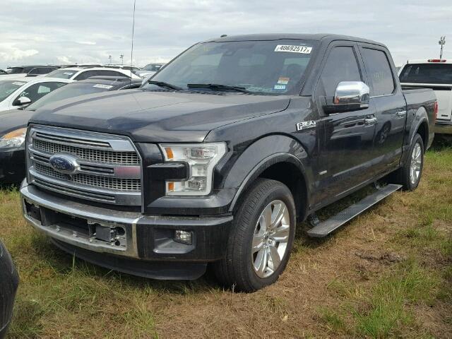 1FTEW1CG6FFC92455 - 2015 FORD F150 SUPER GRAY photo 2