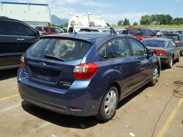 JF1GPAA60D2861195 - 2013 SUBARU IMPREZA BA BLUE photo 4