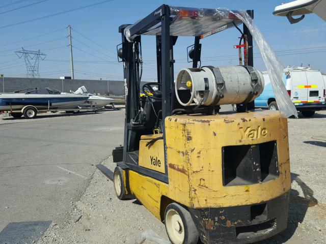 0000000000N569061 - 1995 YALE FORKLIFT YELLOW photo 3